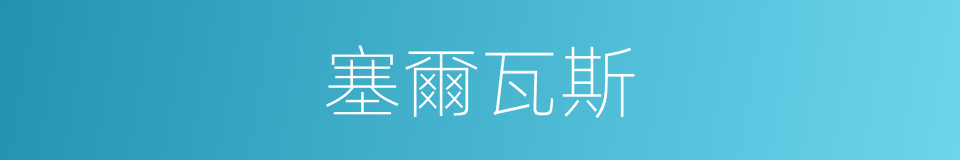 塞爾瓦斯的同義詞