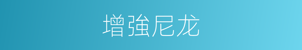 增強尼龙的同義詞