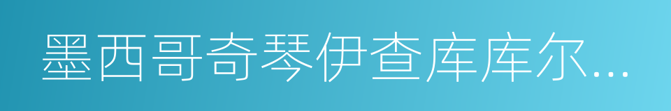 墨西哥奇琴伊查库库尔坎金字塔的同义词