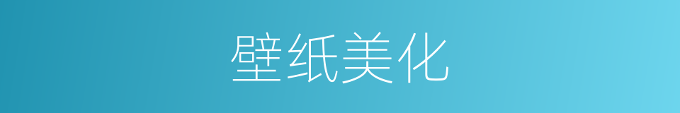 壁纸美化的同义词