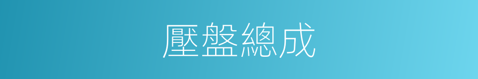 壓盤總成的同義詞