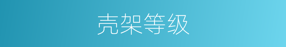 壳架等级的同义词