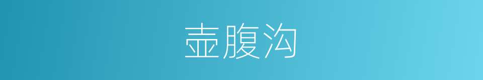 壶腹沟的同义词