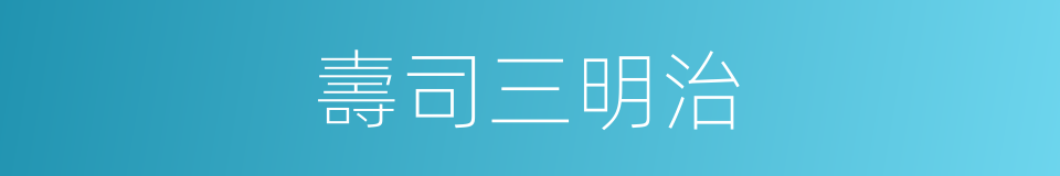 壽司三明治的同義詞