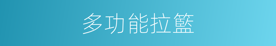 多功能拉籃的同義詞