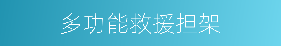多功能救援担架的同义词