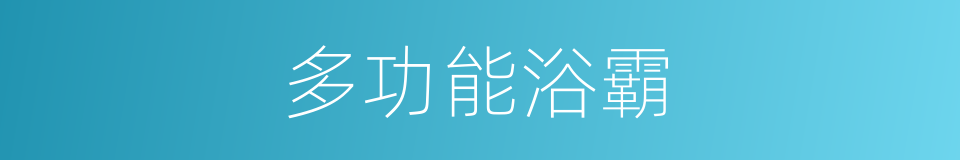 多功能浴霸的同义词