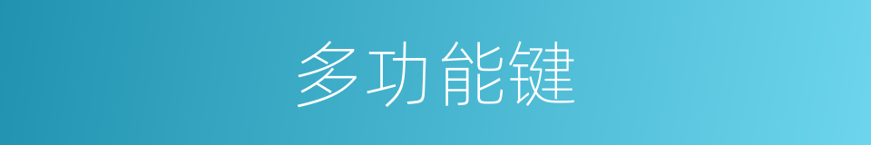 多功能键的同义词