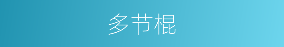 多节棍的同义词