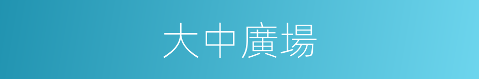 大中廣場的同義詞