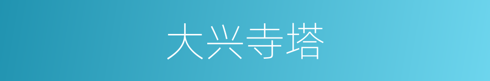 大兴寺塔的同义词