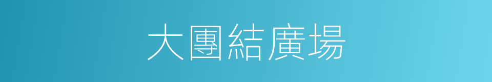 大團結廣場的同義詞