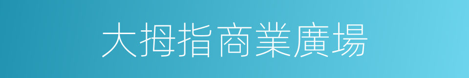 大拇指商業廣場的同義詞