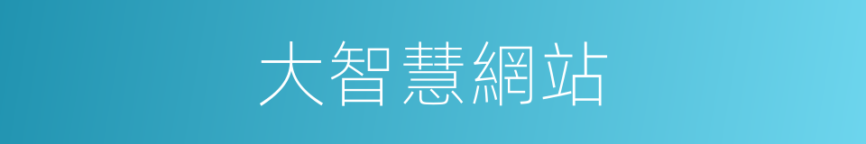 大智慧網站的同義詞