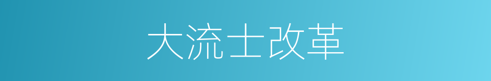 大流士改革的同义词