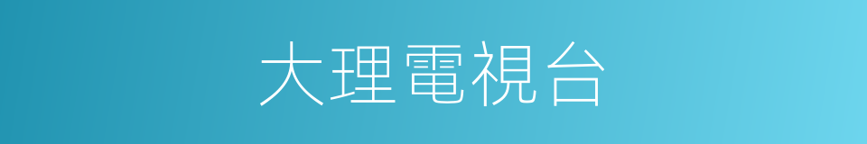 大理電視台的同義詞