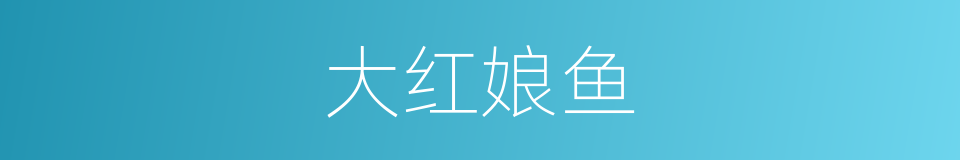 大红娘鱼的同义词