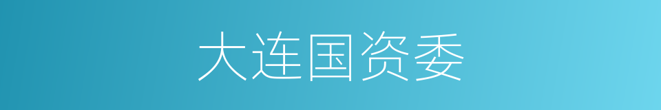 大连国资委的同义词