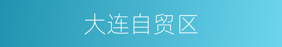 大连自贸区的同义词