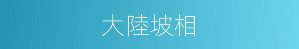 大陸坡相的同義詞
