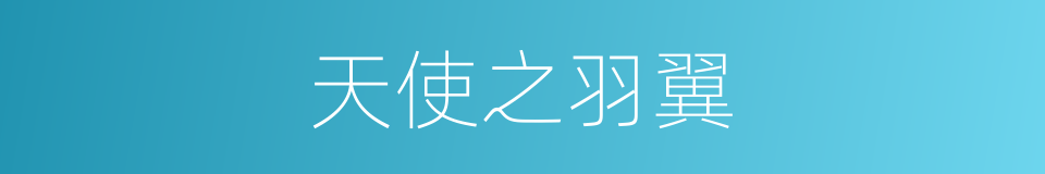 天使之羽翼的同义词