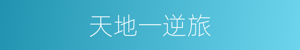 天地一逆旅的同义词
