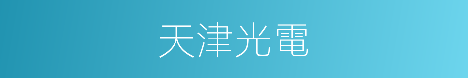天津光電的同義詞