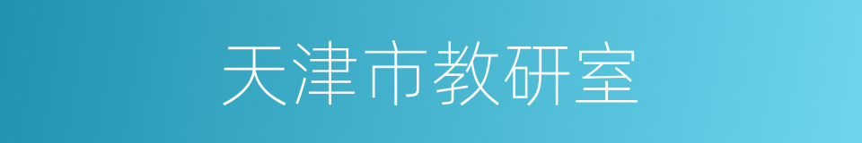 天津市教研室的同义词