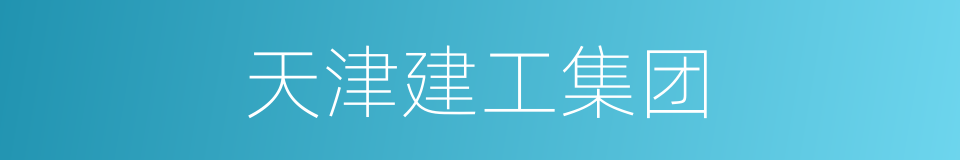 天津建工集团的同义词
