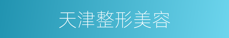 天津整形美容的同义词