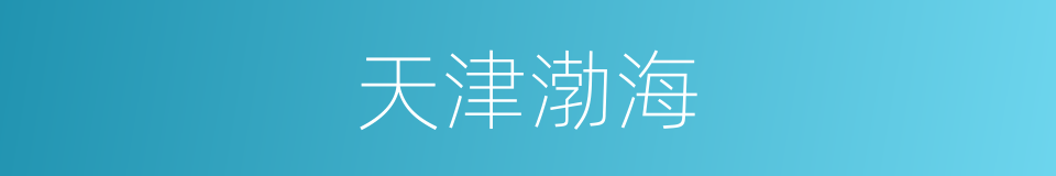 天津渤海的同义词