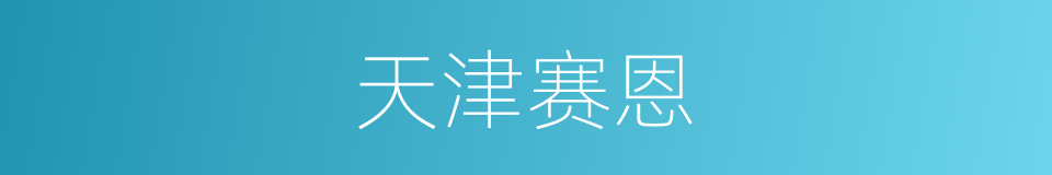 天津赛恩的同义词