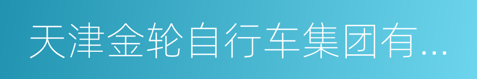 天津金轮自行车集团有限公司的同义词