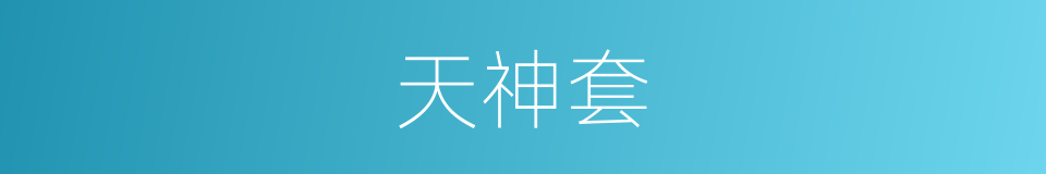 天神套的同义词