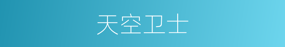 天空卫士的同义词