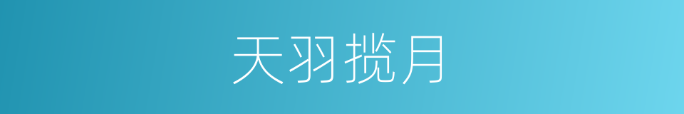 天羽揽月的同义词