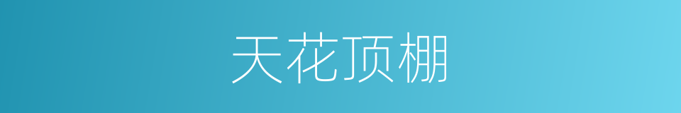天花顶棚的同义词