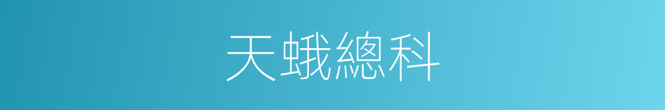 天蛾總科的同義詞