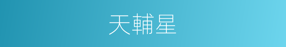 天輔星的同義詞