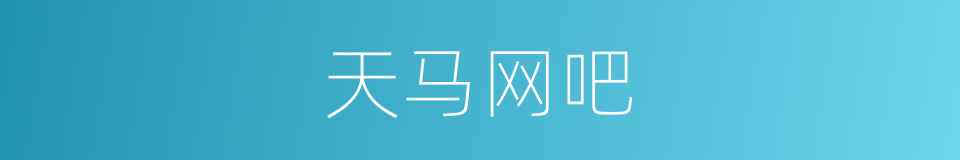 天马网吧的同义词
