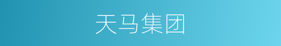 天马集团的同义词