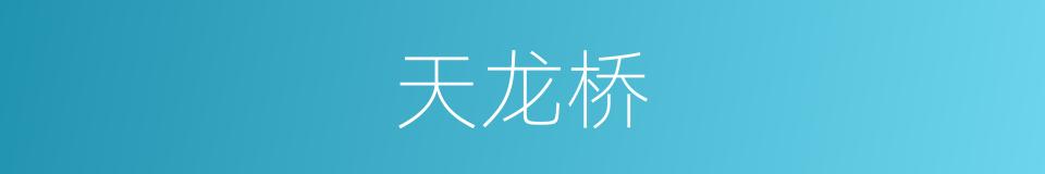 天龙桥的同义词