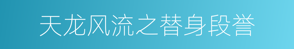 天龙风流之替身段誉的同义词