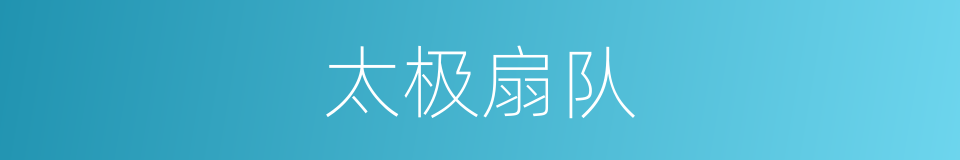 太极扇队的同义词