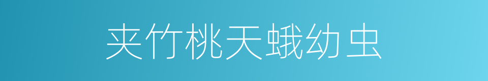 夹竹桃天蛾幼虫的同义词
