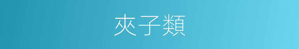 夾子類的同義詞