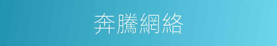 奔騰網絡的同義詞