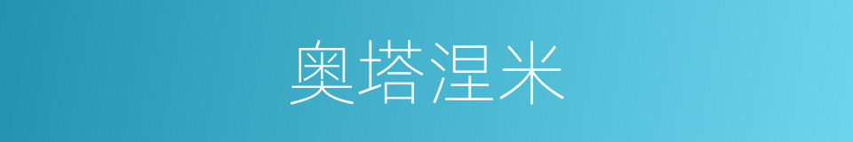 奥塔涅米的同义词