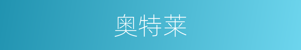 奥特莱的同义词