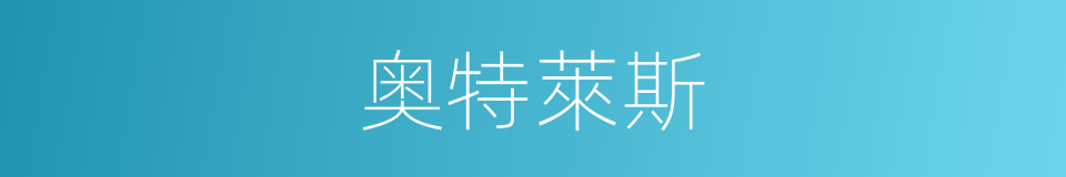 奥特萊斯的意思